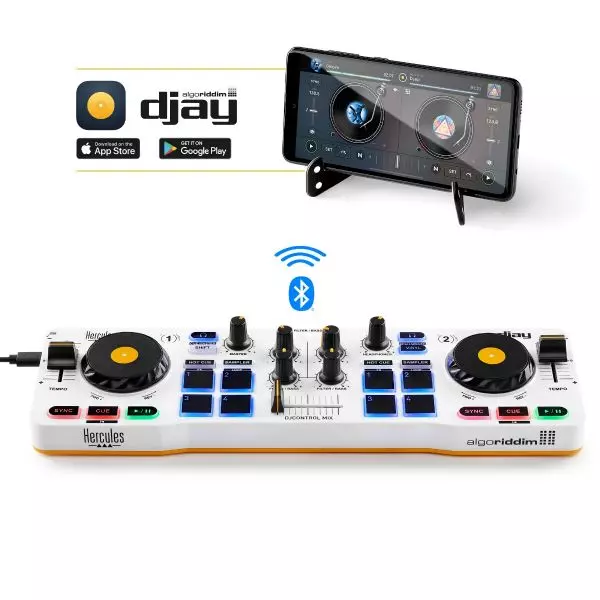 Hercules Universal DJ Bluetooth Mesa de Mezclas - Mundo Consumible