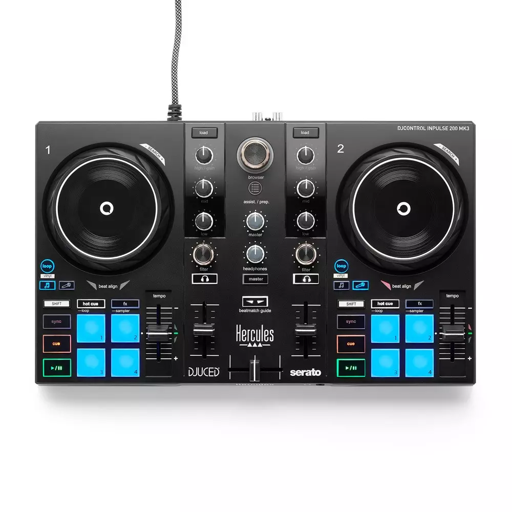 Hercules DJControl Inpulse200 DJコントローラー djci200mk3_eshop_imageproductl