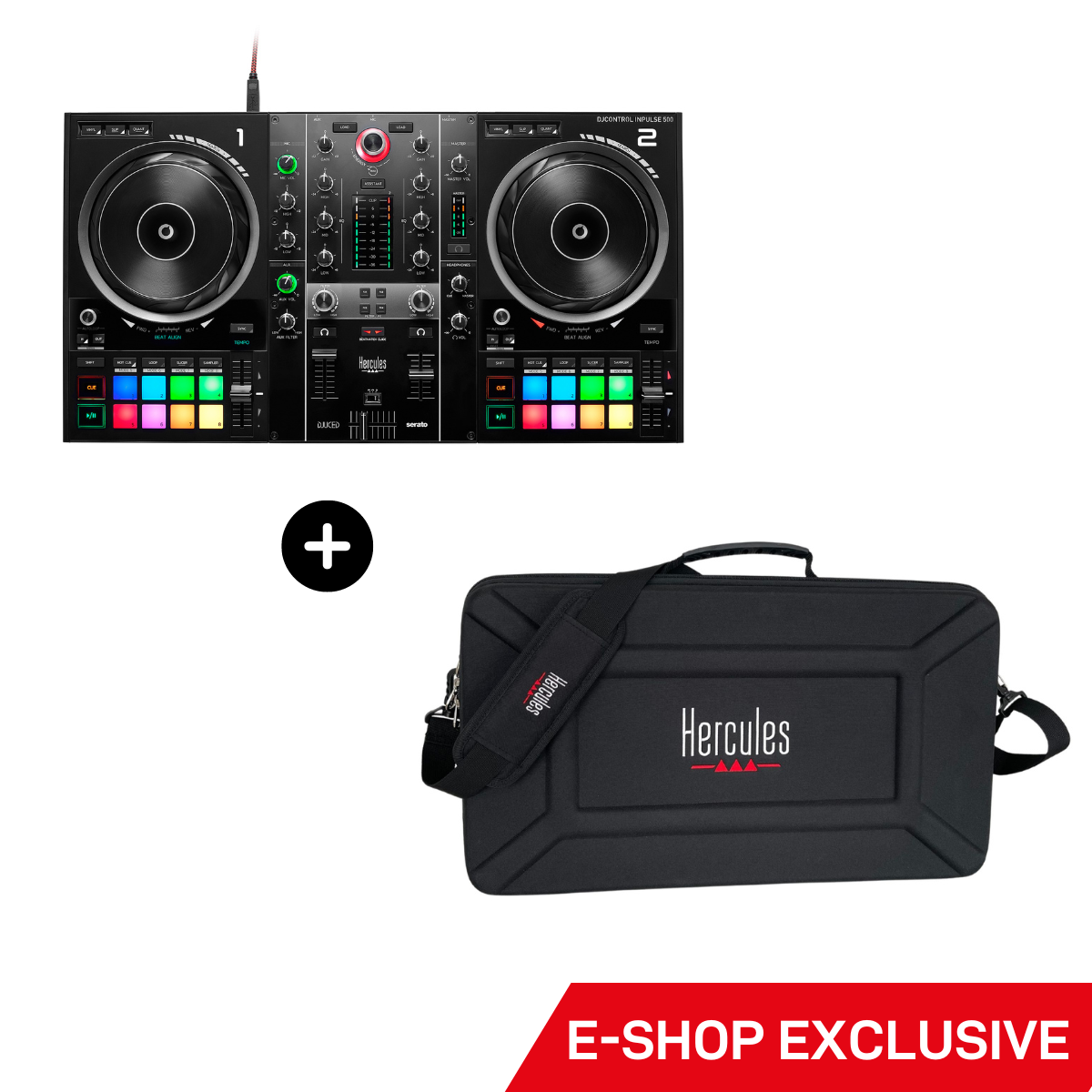 KIT DJCONTROL INPULSE 500 + CASE