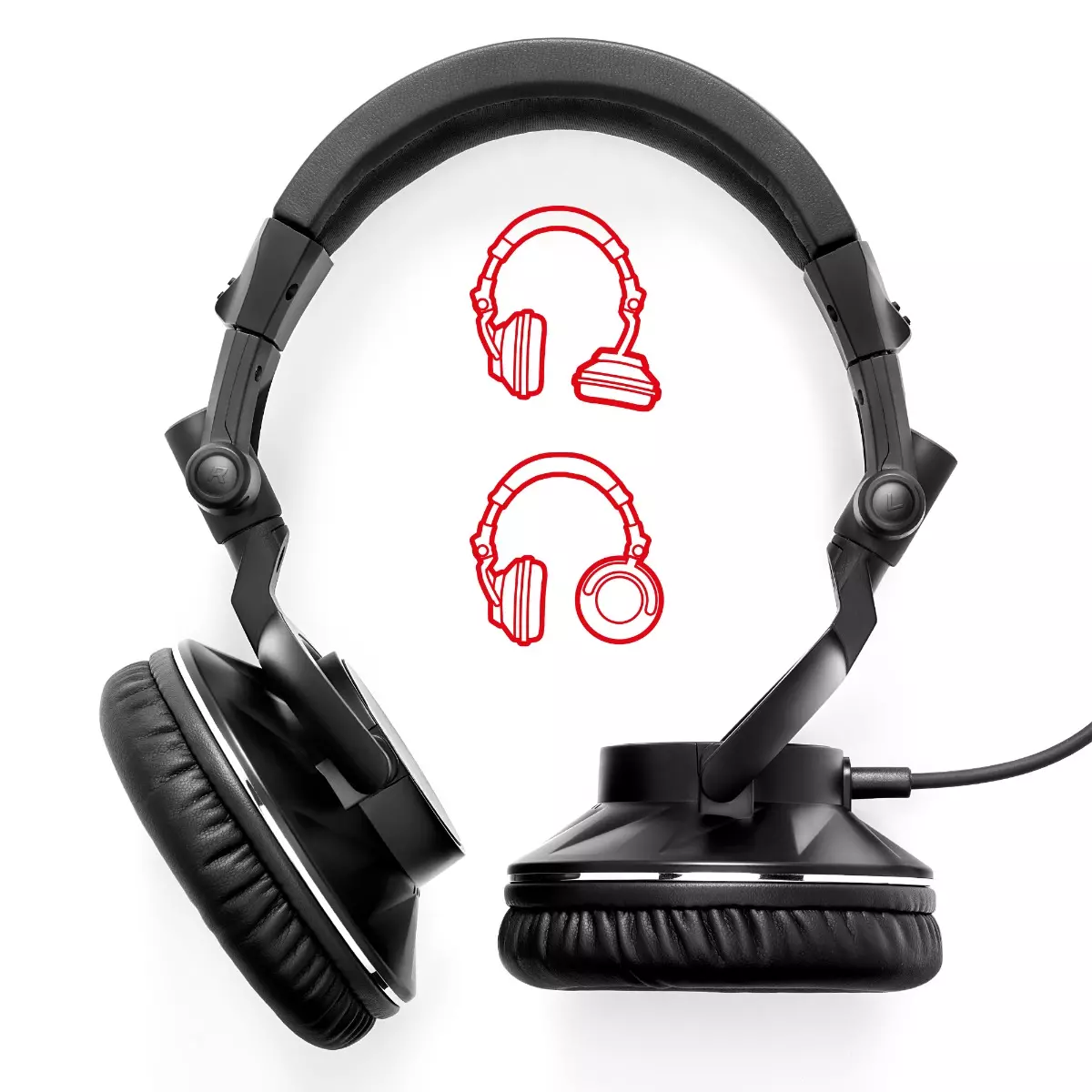 hercules hdp dj60 dj用ヘッドホン HDP DJ 60 DJ Headphones | Hercules DJ USA