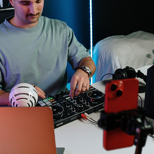 Cue, mix, and stream